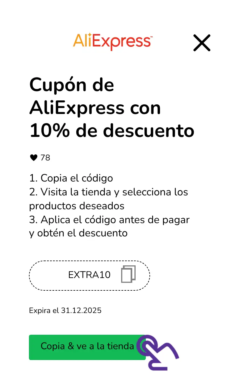 clic en el cupón