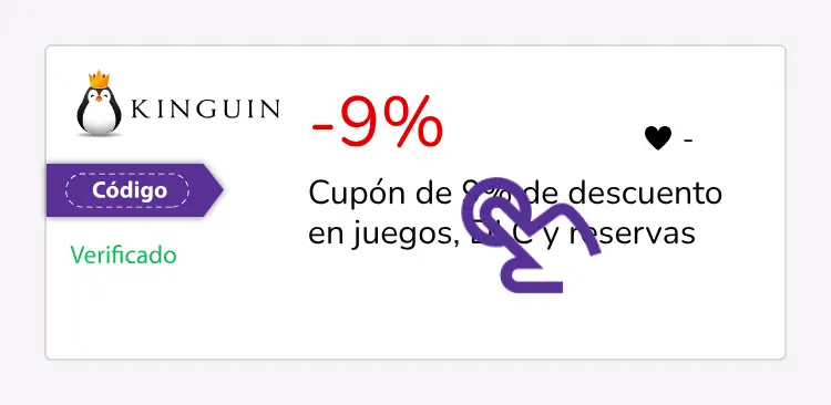 selección de cupón