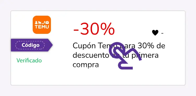 selección de cupón